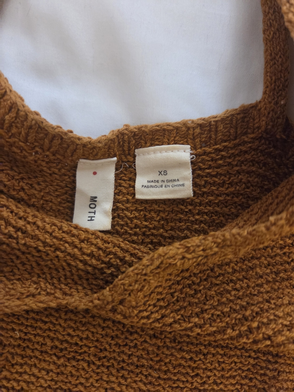 Moth Ribbed Knit Tank in Caramel - Picture 4 of 9
